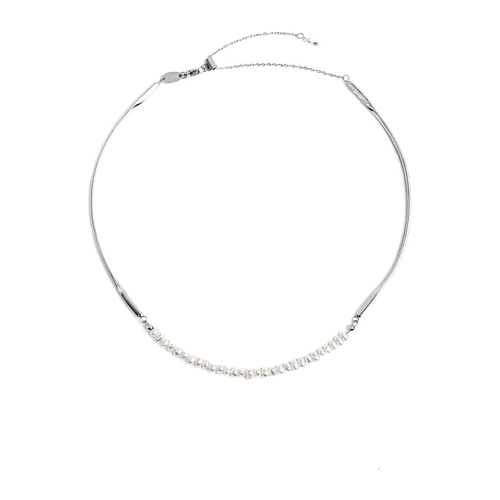Collier Marlù semirigido con perle — foto 2
