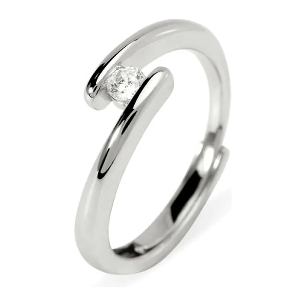 Anello Mabina My Diamond solitario contrariè 0,10