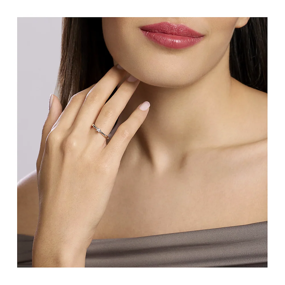 Anello Mabina My Diamond solitario 4 griffe 0,06 — foto 3